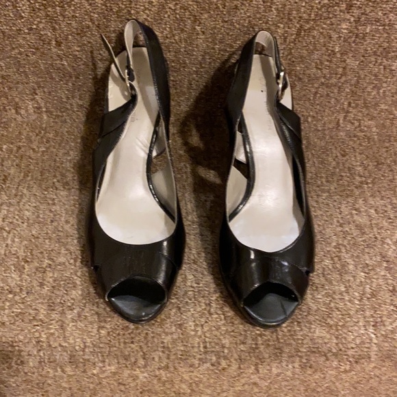 ♠️EUC Marc Fisher Genuine Leather Platform Sandals - Picture 2 of 9